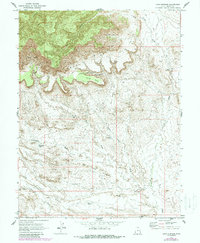 Cisco Springs 1970 topographic map thumbnail