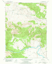 Clay Basin 1952 topographic map thumbnail