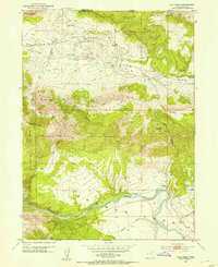 Clay Basin 1952 topographic map thumbnail