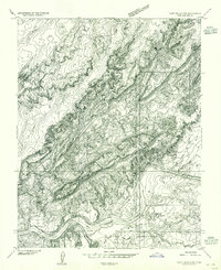 Clay Hills 2 SW topographic map thumbnail
