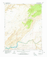 Clay Hills 1954 topographic map preview