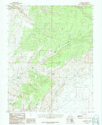 Clay Hills 1987 topographic map thumbnail