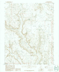 Clay Point 1987 topographic map thumbnail