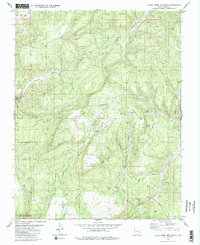 Clear Creek Mountain 1980 topographic map thumbnail