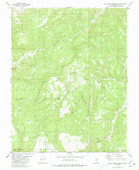Clear Creek Mountain 1980 topographic map thumbnail