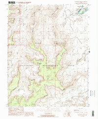 Cleopatras Chair 1988 topographic map thumbnail