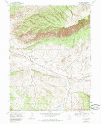 Cliff Ridge 1968 topographic map thumbnail
