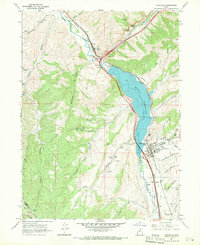 Coalville 1967 topographic map thumbnail