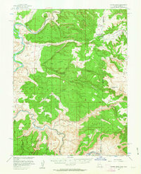 Coates Creek 1954 topographic map thumbnail