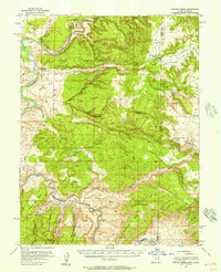 Coates Creek 1954 topographic map thumbnail