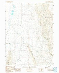 Cockscomb Ridge 1991 topographic map thumbnail
