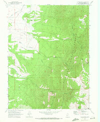Coffee Peak 1969 topographic map thumbnail