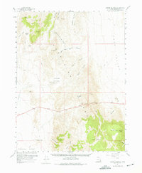 Conger Mountain 1960 topographic map thumbnail