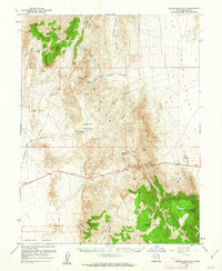 Conger Mountain 1960 topographic map thumbnail
