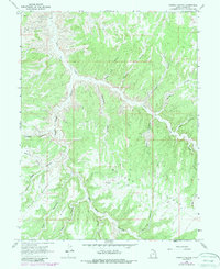 Copper Canyon 1966 topographic map thumbnail