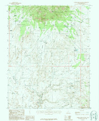 Copper Creek Benches 1987 topographic map thumbnail