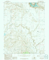 Copper Point 1987 topographic map thumbnail