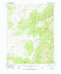 Cove Fort 1962 topographic map thumbnail