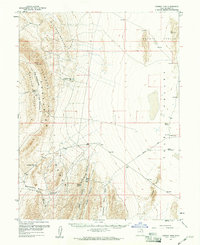 Cowboy Pass 1959 topographic map thumbnail