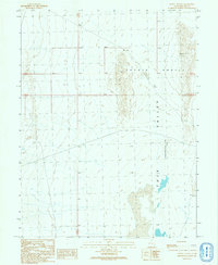 Coyote Knolls 1991 topographic map thumbnail