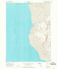 Coyote Point 1968 topographic map thumbnail