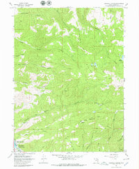 Crandall Canyon 1967 topographic map thumbnail