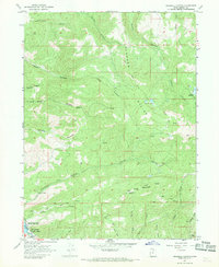 Crandall Canyon 1967 topographic map thumbnail
