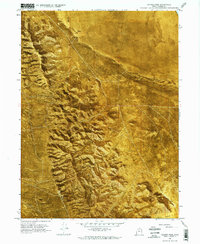 Craner Peak 1968 topographic map thumbnail