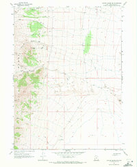 Crater Island NW 1967 topographic map thumbnail