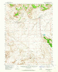 Crescent Junction 1958 topographic map thumbnail