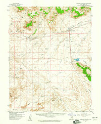 Crescent Junction 1958 topographic map thumbnail
