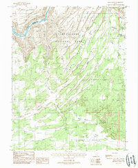 Cross Canyon 1988 topographic map thumbnail
