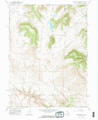 Crouse Reservoir 1967 topographic map thumbnail