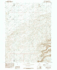 Crow Knoll 1985 topographic map thumbnail