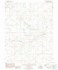 Crows Nest Spring 1988 topographic map thumbnail