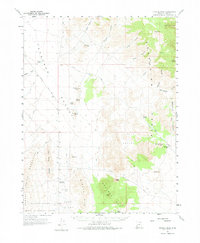 Crystal Peak 1960 topographic map thumbnail