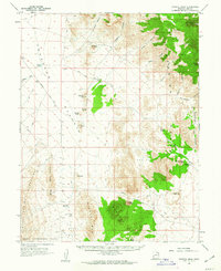 Crystal Peak 1960 topographic map thumbnail