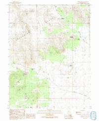 Crystal Peak 1991 topographic map thumbnail
