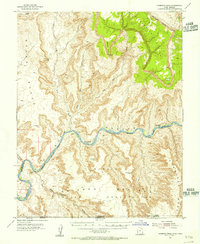 Cummings Mesa 1953 topographic map thumbnail