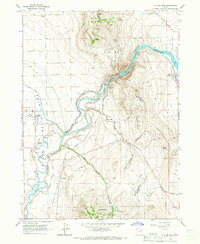 Cutler Dam 1964 topographic map thumbnail