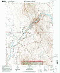 Cutler Dam 1998 topographic map thumbnail