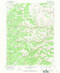 Dairy Ridge 1968 topographic map preview