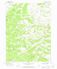 Dairy Ridge 1968 topographic map thumbnail