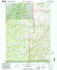 Dairy Ridge 1998 topographic map thumbnail