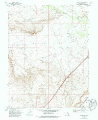 Danish Flat 1970 topographic map thumbnail