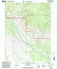 Dark Canyon 1996 topographic map thumbnail