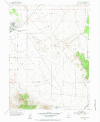 Davis Knolls 1955 topographic map thumbnail