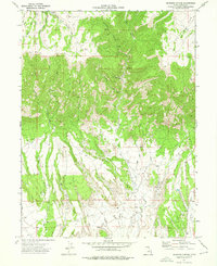 Deadman Canyon 1972 topographic map thumbnail