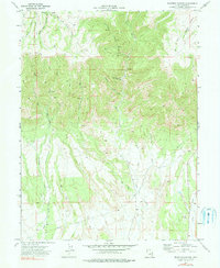 Deadman Canyon 1972 topographic map thumbnail