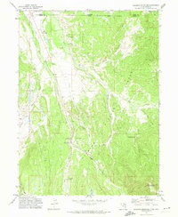 Deadman Mountain 1972 topographic map thumbnail